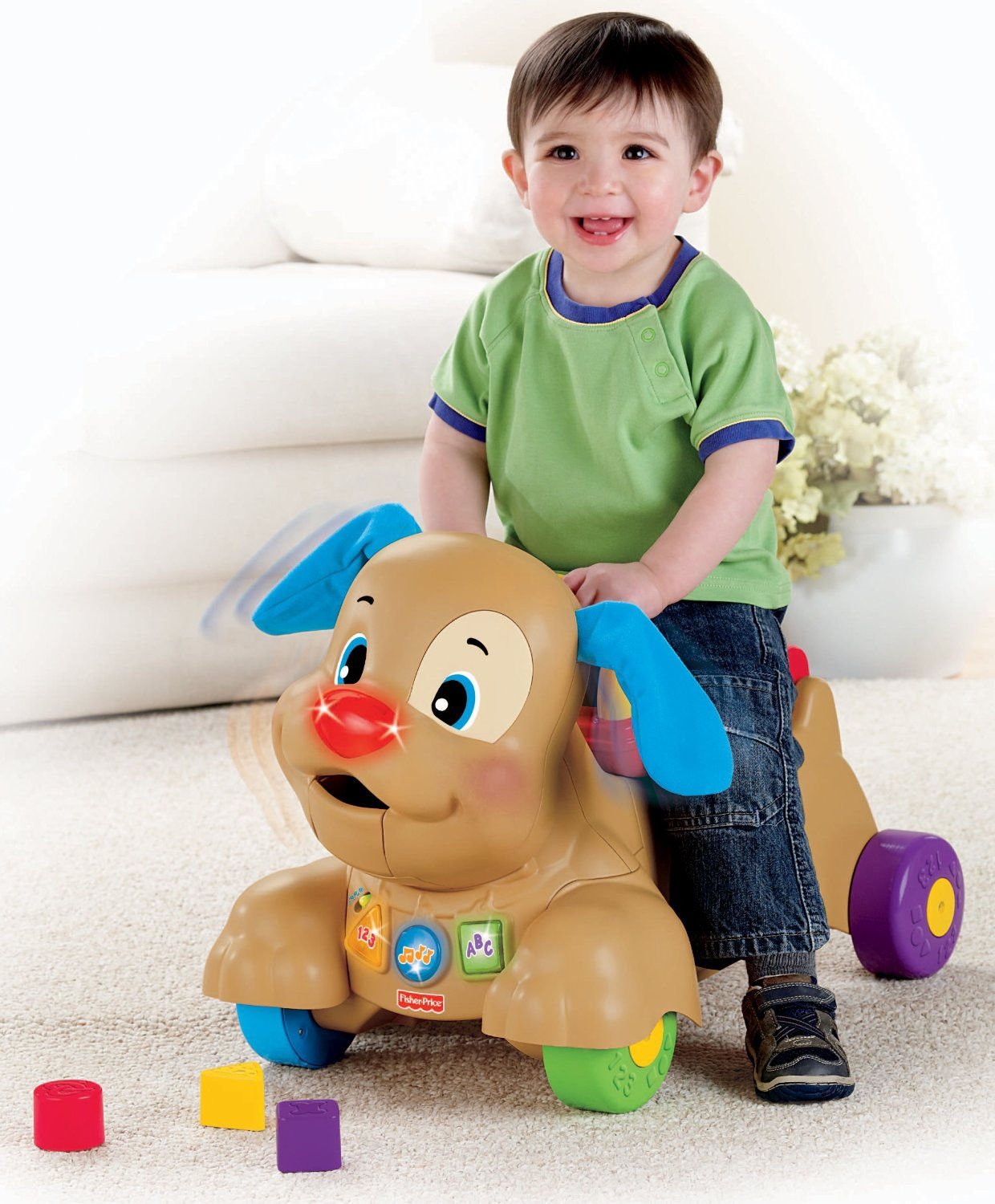 Szczeniaczkowy chodzik jeździk Fisher Price Nodik.pl