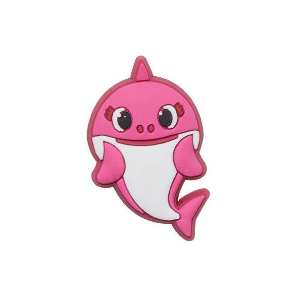 Przypinka Jibbitz Baby Shark Allie Crocs różowa Nodik.pl