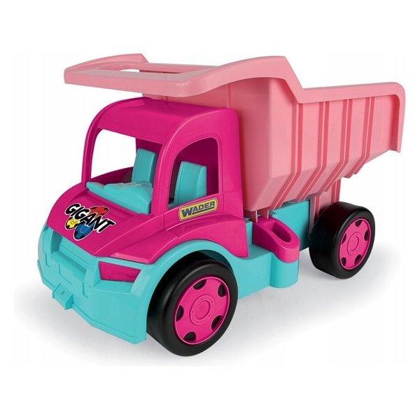 Gigant truck wywrotka dla dziewczynek różowa Wader