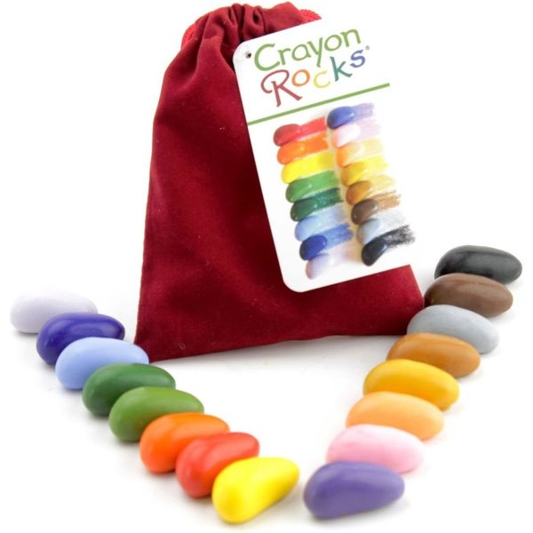 Kredki w aksamitnym woreczku - 16 kolorów Crayon Rocks