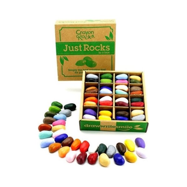 Kredki w pudełku 64 sztuki - 32 kolory Crayon Rocks