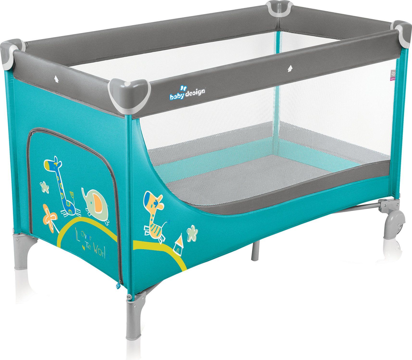 Манеж-кровать Baby Design simple