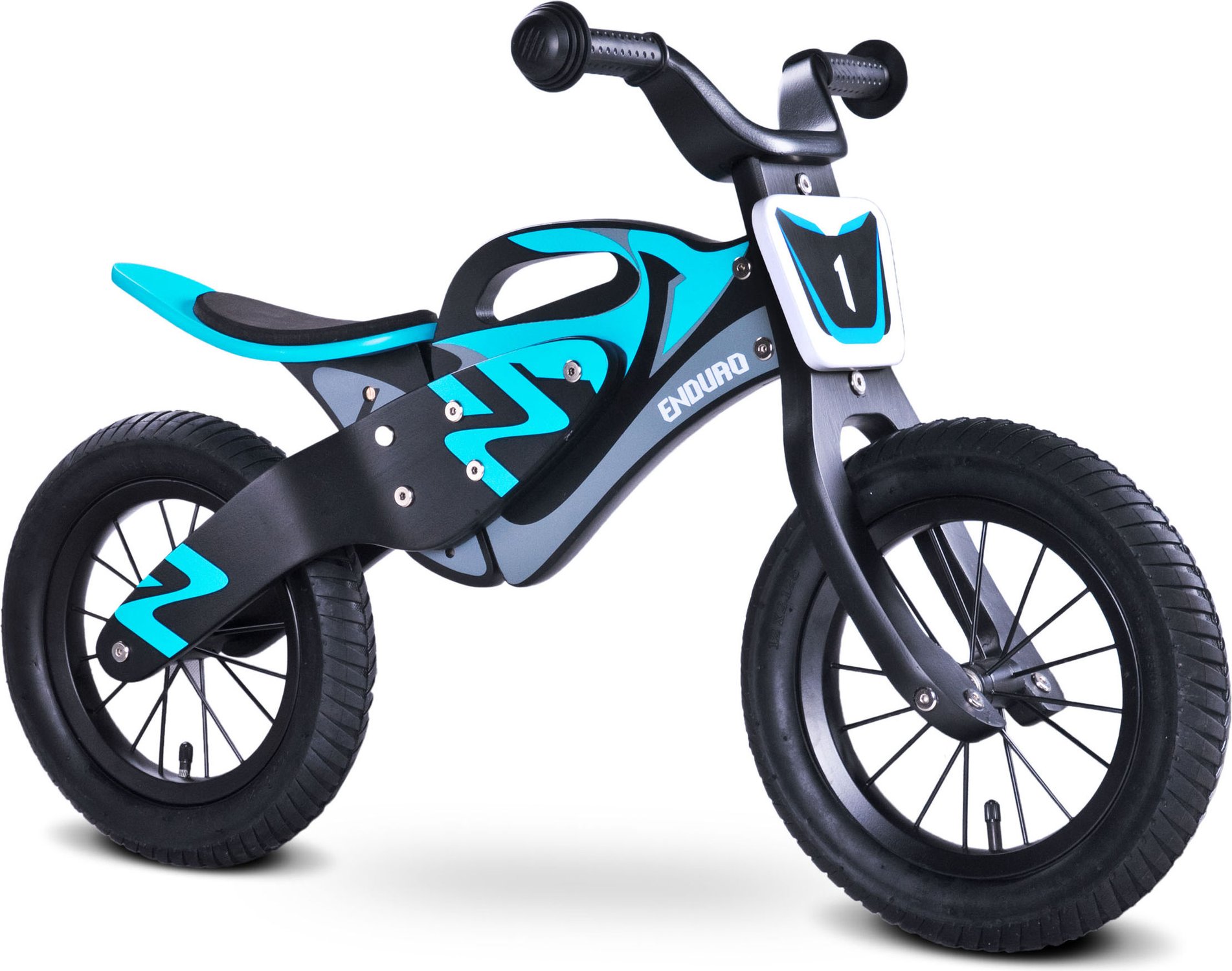 Rowerek Biegowy Enduro Toyz Caretero - Czarno-niebieski