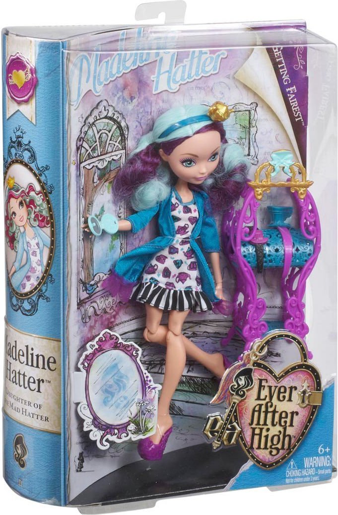 Boneca Ever After High - No País Das Maravilhas - Madeline Hatter Cjf40 -  MP Brinquedos