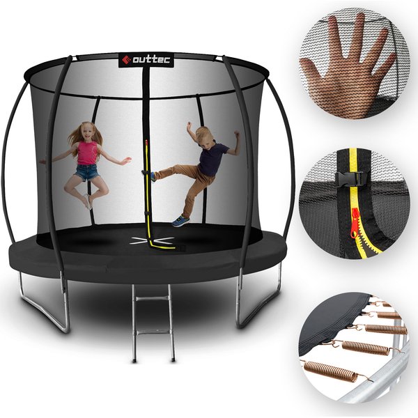 Trampolina Pumpkin 435cm 14ft Outtec - black