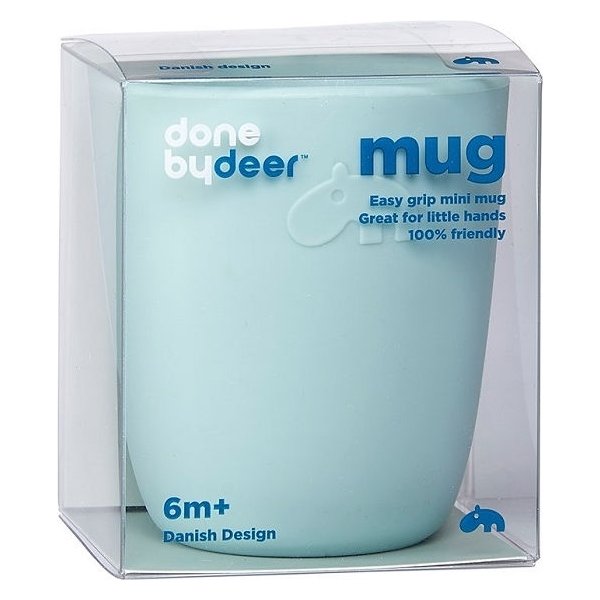 Kubek silikonowy Mini Done by Deer - niebieski