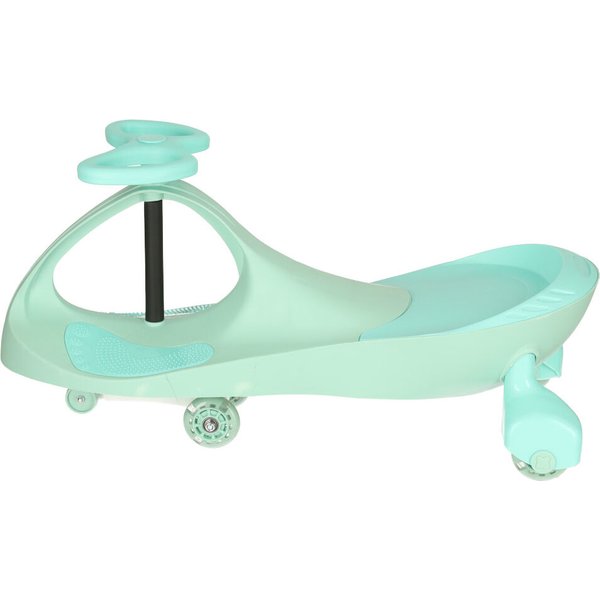 Jeździk grawitacyjny świecące koła LED - miętowy