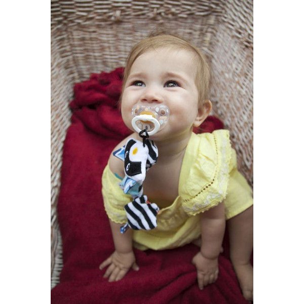 Zawieszka do smoczka SzopHop Mom's Care - Niebieska