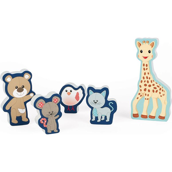 Układanka Sophie La Giraffe Chunky 5el. Janod