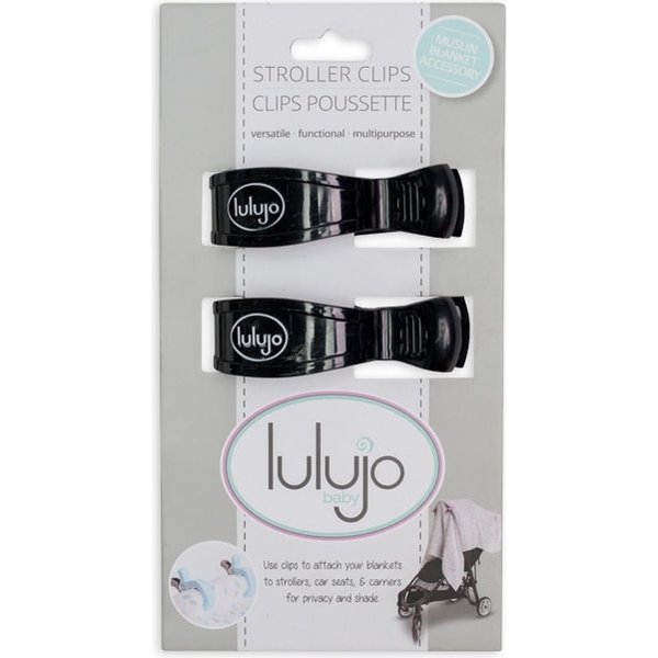 Klipsy do kocyka 2szt Lulujo - Black