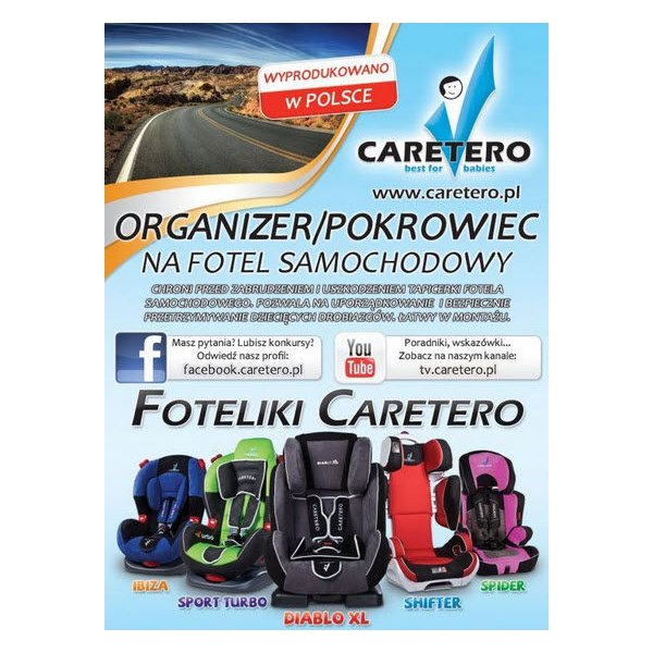 Organizer/pokrowiec samochodowy na fotel Caretero