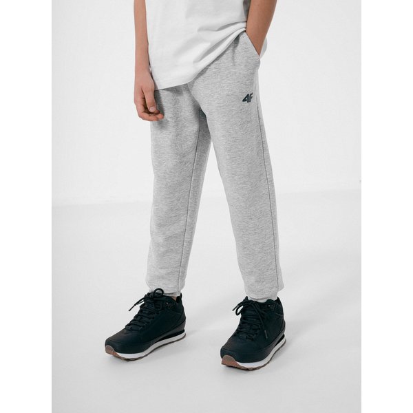 Spodnie chłopięce HJZ22 JSPMD001 4F - szare