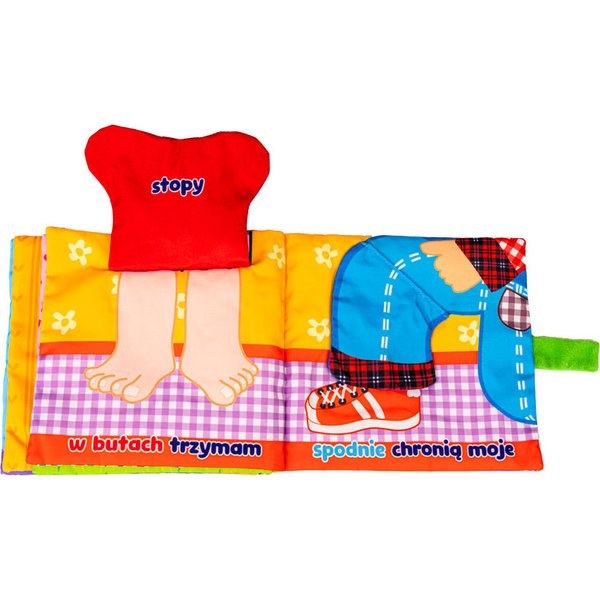 Pierwsza książeczka edukacyjna Odkrywam Części Ciała Jolly Baby