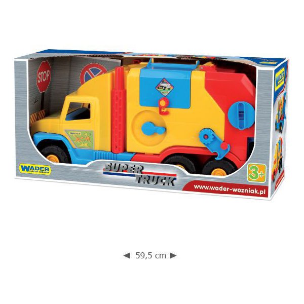 Super truck 58cm Wader - śmieciarka