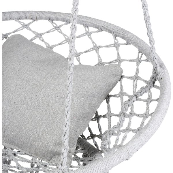 Huśtawka bocianie gniazdo boho XXL Outtec - grey