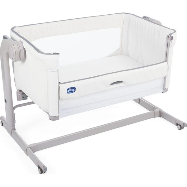 Łóżeczko dostawne Next2Me Magic Chicco - white snow