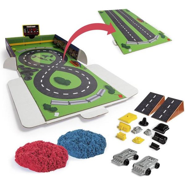 Kinetic Sand Build - Samochody zderzaki Piasek Spin Master