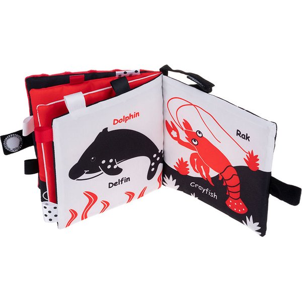 Sensoryczna kontrastowa książeczka Jollybaby - Ocean