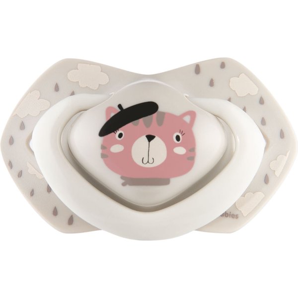 Smoczki uspokajające symetryczne Bonjour Paris 2szt. Canpol - różowy