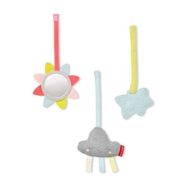 Mata edukacyjna z drewnianym stojakiem Chmurka Skip Hop