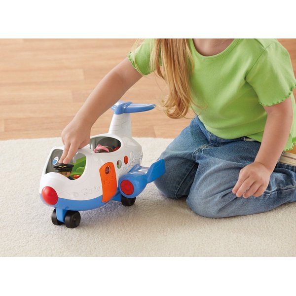 Wesoły Samolot Pojazdy małych odkrywców Little People Fisher Price