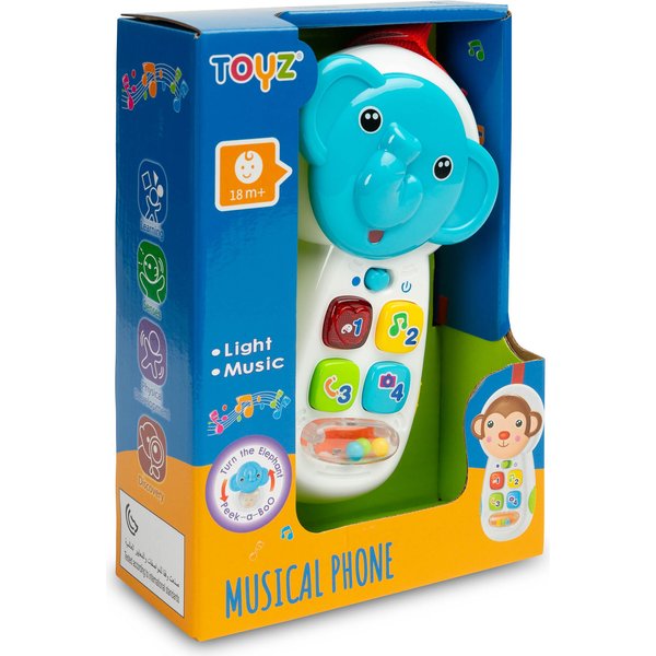Zabawka interaktywna Telefon Słonik Toyz by Caretero