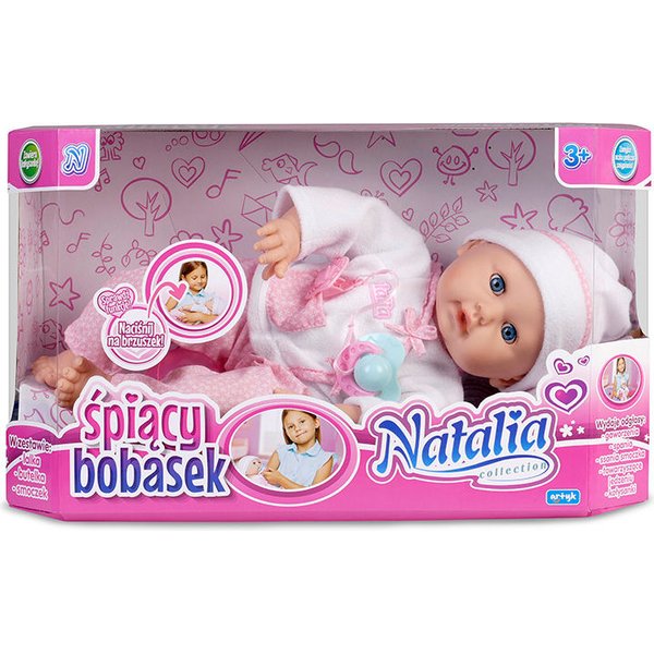 Lalka bobas śpiący Natalia Artyk