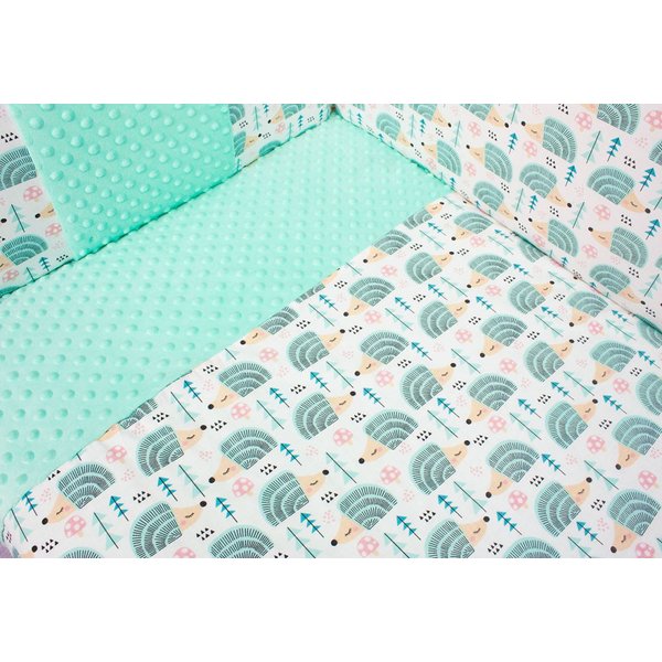 Pościel drukowana minky z ochraniaczem 100x135cm Gluck