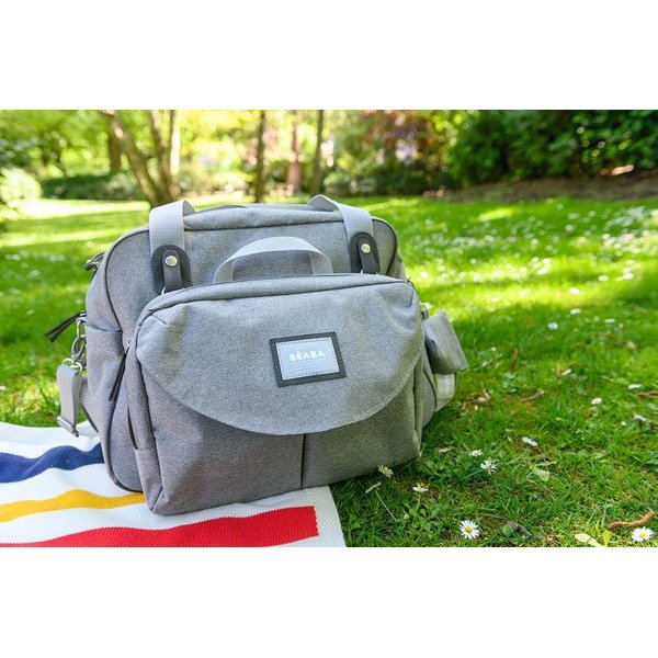 Torba dla mamy Geneva II Beaba - Heather grey