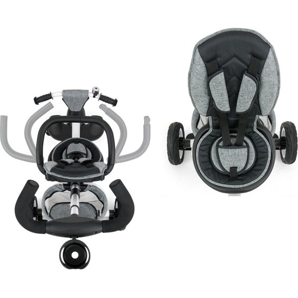 Rowerek Trójkołowy Stanley 6w1 Milly Mally - Grey