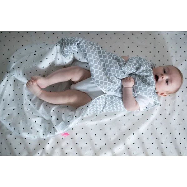Śpiworek muślinowy 2w1 Zip-around 3-18m Motherhood - Szary Classics