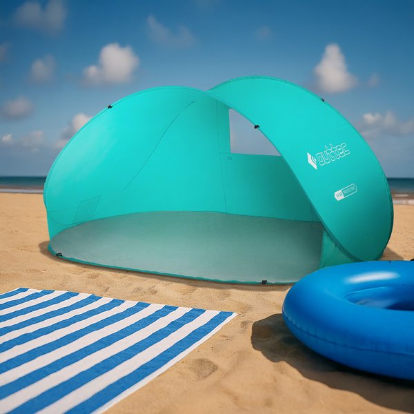 Namiot plażowy samorozkładający, parawan ogrodowy UV50 XXL Outtec - XXL