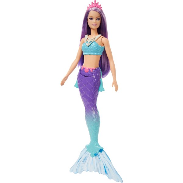Barbie Dreamtopia Syrenka lalka podstawowa Mattel - fioletowo-niebieski