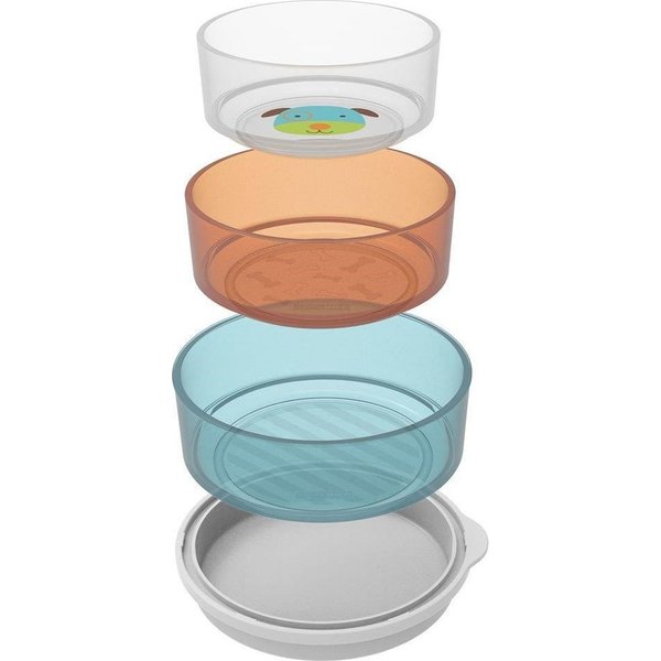 Zestaw misek z pokrywką 3 szt. Zoo Skip Hop - Pies