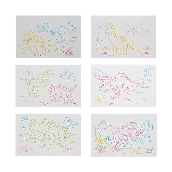 Tablica do rysowania światłem Dinozaury
