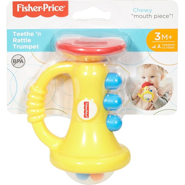 Grzechotka gryzaczek Trąbka Fisher Price