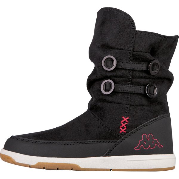 Buty dziecięce, śniegowce Cream Kappa - black/pink