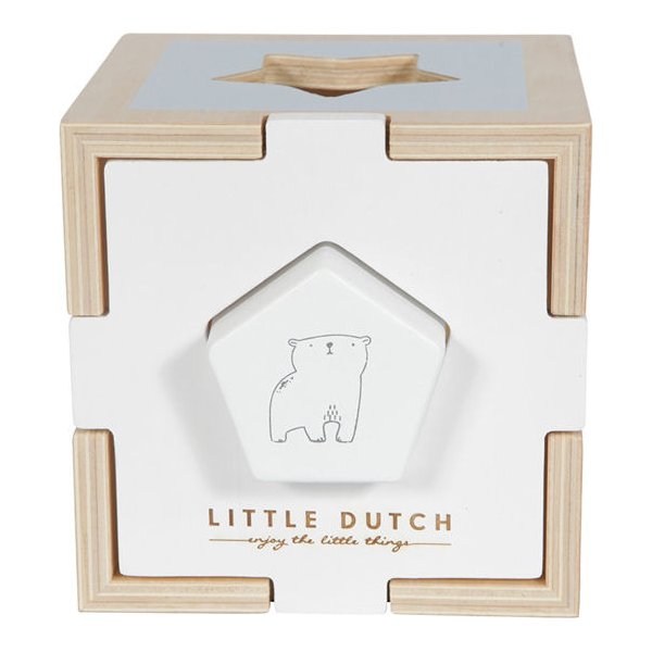 Sorter kształtów Zoo Little Dutch - błękitny