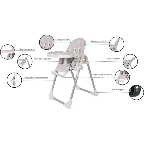 Krzesełko do karmienia Fidi Love Sun Baby