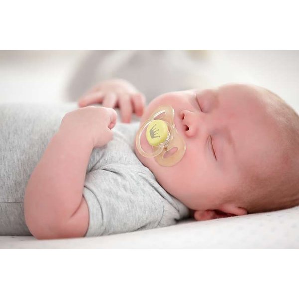 Smoczek ortodontyczny Mini 0-2m 2 szt. Avent - kokardka/korona