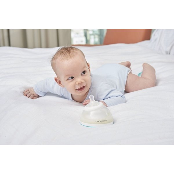 Butelka na mleko 150 ml Nanobebe - turkusowy