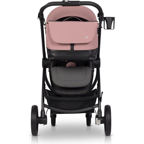 Wózek głeboko-spacerowy + torba 2w1 Euro-Cart - różowy
