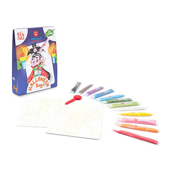 Zestaw do kolorowania piaskiem Bag Sabbiarelli - Halloween