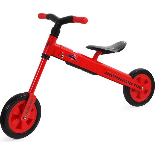 Rowerek biegowy składany TCV-T700 Smj Sport - czerwony