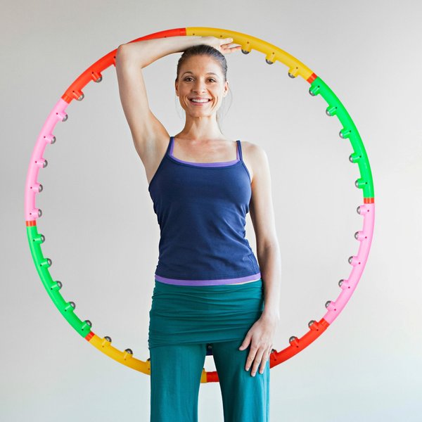 Hula hop składane z masażerem 95,5cm Gymtek