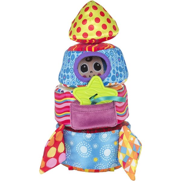 Aktywna rakieta materiałowa układanka na rzepy Lamaze