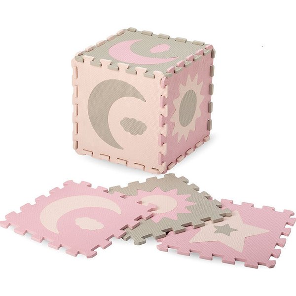 Mata, puzzle piankowe Nebe Momi - różowy