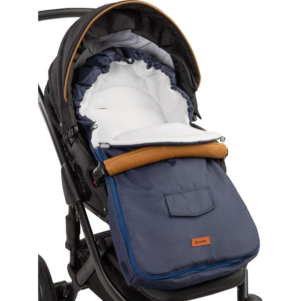 Śpiworek do wózka Classic Polar Sensillo - navy