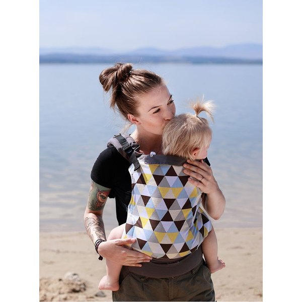 Nosidełko Basic Kinder Hop - Yellow Triangles