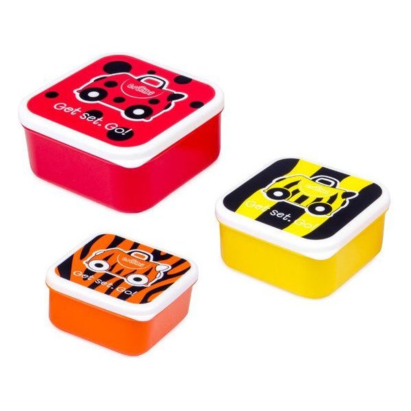 Pojemniki śniadaniowe 3 szt. Trunki - Zwierzęta